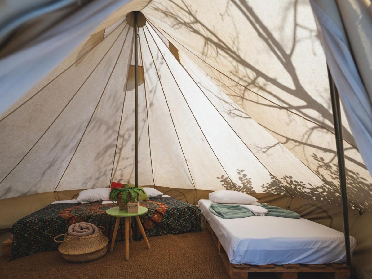 Hotel Nisi Glamping Paralía Rachon Esterno foto
