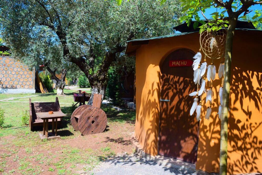 Hotel Nisi Glamping Paralía Rachon Esterno foto